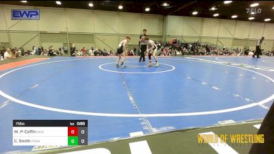 75 lbs Rr Rnd 5 - Miro Parr-Coffin, West Coast Riders 14U vs Chase Smith, POWA 14U