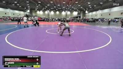 138 lbs Champ. Round 1 - Brendon Noel, Shawnee Mission West HS vs Jp Webre, Jesuit