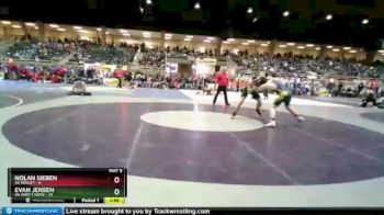 182 lbs Quarterfinals (8 Team) - Evan Jensen, 4A Sweet Home vs Nolan Sieben, 4A Henley