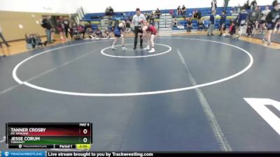 106 lbs Quarterfinal - Tanner Crosby, Mt. Spokane vs Jesse Corum, Tonasket