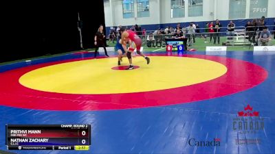 71kg Champ. Round 2 - Prithvi Mann, Miri Piri WC vs Nathan Zachary, C.L.I.C