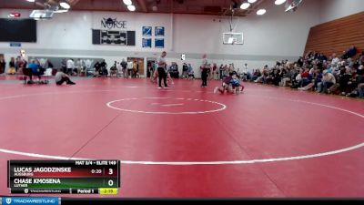 Elite 149 lbs Champ. Round 3 - Chase Kmosena, Luther vs Lucas Jagodzinske, Augsburg