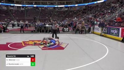 107 lbs Round Of 16 - Dalton Wenner, Cranberry vs Jacob Sombronski, United