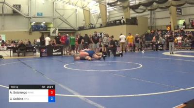 130 kg Round Of 16 - Adolfo Sotolongo, River Valley Wrestling Club vs Connor Calkins, Apex Wrestling Club (NY)