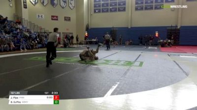 157 lbs Round of 16 - John Pipa, Princeton vs Beau Guffey, Army West Point