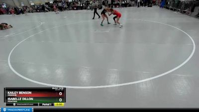 120 lbs Cons. Round 3 - Kailey Benson, Missouri vs Isabelle Dillon, Montana