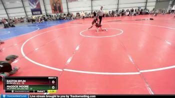 92 lbs Rd# 3 12:00pm Friday - Maddox Moore, Oklahoma Outlaws Red vs Easton Bylin, No Escape W.A.