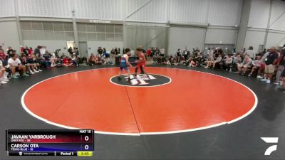 113 lbs Quarters & 1st Wb (16 Team) - Javaan Yarbrough, Ohio Red vs Carson Ota, Texas Blue