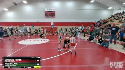 77-84 lbs Round 1 - Wayland Meikle, Fort Lupton WC vs Kaleb Clark, Junior Bulldogs