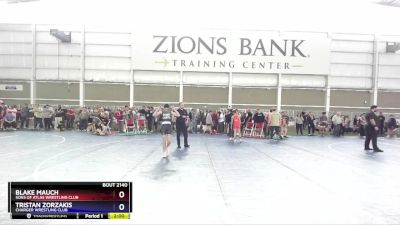 102 lbs Quarterfinal - Blake Mauch, Sons Of Atlas Wrestling Club vs Tristan Zorzakis, Charger Wrestling Club