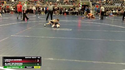 50 lbs Champ. Round 1 - Blake Splendore, Ubasa Wrestling Academy vs Lincoln Hammer, DC Elite