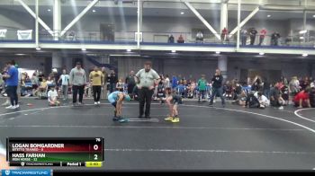 76 lbs Round 4 (8 Team) - Hass Farhan, Iron Horse vs Logan Bomgardner, Bitetto Trained