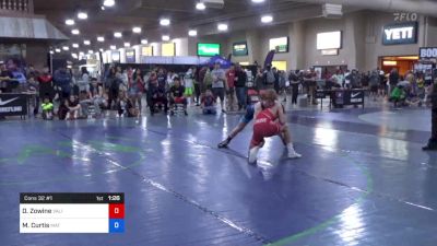 57 kg Cons 32 #1 - Duke Zowine, Valiant Wrestling Club vs Matthew Curtis, Mat Sense Wrestling