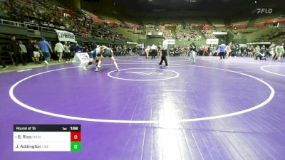 192 lbs Round Of 16 - Brock Rios, Frontier vs Jesse Addington, Liberty (Bak)