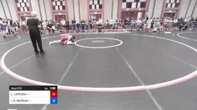 100 lbs Consi Of 8 #1 - Lucas Loffredo, Nj vs Sawyer Wolfkiel, Pa