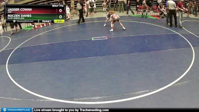 50 lbs Semifinal - Roczen Davies, Elite Wrestling vs Jagger Cowan, JWC