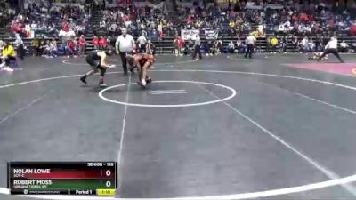 110 lbs Cons. Round 2 - Robert Moss, Urbana Tigers WC vs Nolan Lowe, SOT-C