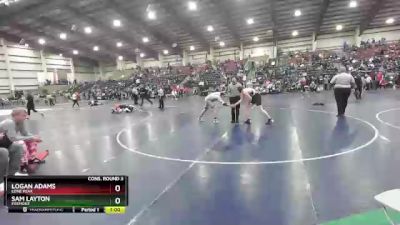 193 lbs Cons. Round 3 - Sam Layton, Fremont vs Logan Adams, Lone Peak