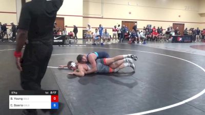 97 kg Rnd Of 32 - Benjamin Young, Gold Rush Wrestling vs Corey Boerio, Golden Pride Wrestling Club