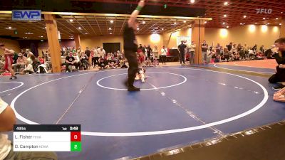 49 lbs Semifinal - Luke Fisher, Texarkana Wrestling Club vs Dash Compton, NORTH DESOTO WRESTLING ACADEMY