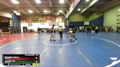 138 lbs Cons. Round 3 - Edward Avilla, Valencia vs Jayden Lin, Cerritos