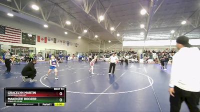 90 lbs Quarterfinal - Makenzie Boozer, Sons Of Atlas vs Gracelyn Martin, Mountain Man WC