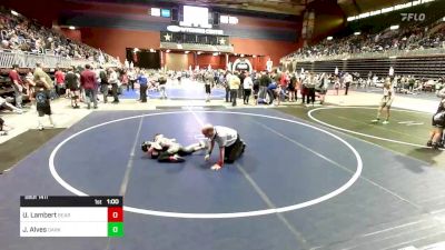 62 lbs Semifinal - Uriah Lambert, Bear Cave vs Joel Alves, Darkhorse