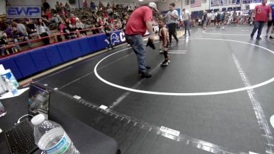 43 lbs Rr Rnd 9 - Caden Sloan, Morrison Takedown Club vs Franciso Lopez, OKC Saints Wrestling