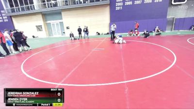 113 lbs Cons. Round 4 - Jeremiah Gonzalez, Team Idaho Wrestling Club vs Jensen Dyer, Ubasa Wrestling Academy