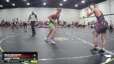 170 lbs Cons. Round 3 - Barrett Potter, Dogtown vs Micah Geoghegan, Tribe Wrestling Club