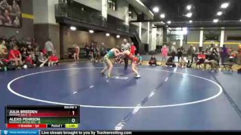 124 lbs Round 3 (3 Team) - Julia Breeden, Missouri Gold vs Alexis Pehrson, Nebraska Vipers Red