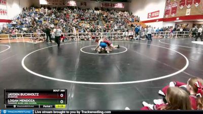 160 lbs Cons. Round 3 - Logan Mendoza, Thunder Basin High School vs Jayden Buchholtz, Riverton