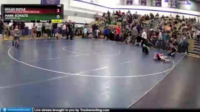 45 lbs Round 5 - Myles Doyle, Carson Bulldog Wrestling Club vs Mark Schultz, HENDERSON WC