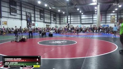 120 lbs Semis & 1st Wb (8 Team) - Connor Allison, HEADHUNTERS WRESTLING CLUB vs Jack Sawyer, GREAT BRIDGE WRESTLING CLUB