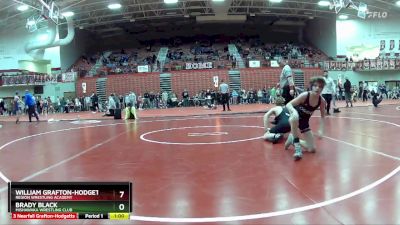 106 lbs Champ. Round 2 - Brady Black, Mishawaka Wrestling Club vs William Grafton-Hodgetts, Region Wrestling Academy