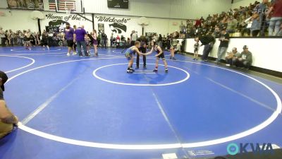 49 lbs Consi Of 16 #2 - Leroy Dowell, Wyandotte Youth Wrestling vs Jett Bogart, Dark Cloud Wrestling Club