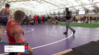 86 kg Consolation - Cash Wilcke, University Of Iowa vs Taylor Venz, Nebraska