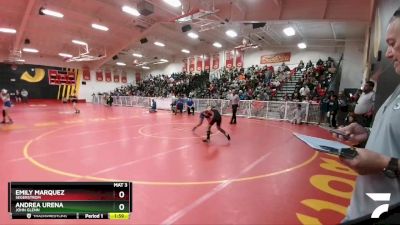 111 lbs Champ. Round 1 - Andrea Urena, John Glenn vs Emily Marquez, Segerstrom