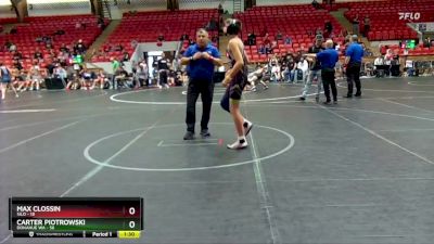 130 lbs Round 1 (4 Team) - Carter Piotrowski, Donahue WA vs Max Clossin, Silo