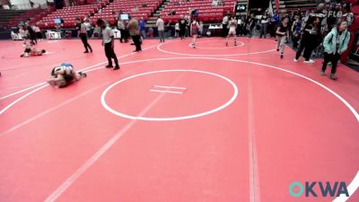 92 lbs 2nd Place - Hendrix Newcomb, Prodigy Wrestling vs Daxton Downing, Kansas Young Guns