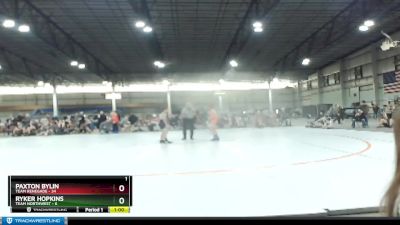 78 lbs Quarterfinals (8 Team) - Paxton Bylin, Team Renegade vs Ryker Hopkins, Team Northwest