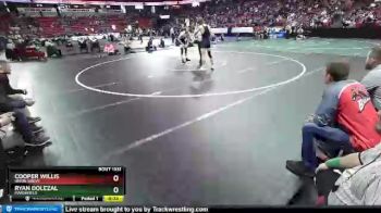 D1-160 lbs 3rd Place Match - Cooper Willis, Union Grove vs Ryan Dolezal, Marshfield