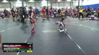 56 lbs Round 3 (6 Team) - Karsten Castetter, Indiana Outlaws vs Brody Verch-Brown, Untouchables Black