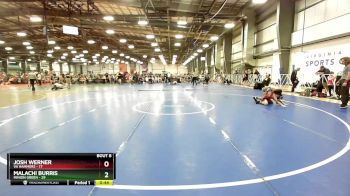 88 lbs Rd# 5- 3:45pm Friday Final Pool - Malachi Burris, Minion Green vs Josh Werner, VA Hammers