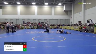 120 lbs Round Of 64 - Robbie Snyder, NC vs Brian Stuart, MD