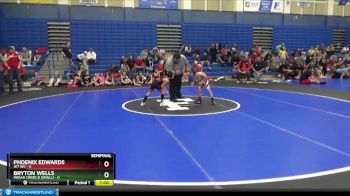 49 lbs Semis (4 Team) - Bryton Wells, Indian Creek B (small) vs Phoenix Edwards, Jet WC