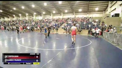 138 lbs Champ. Round 1 - Jw Yapoujian, CO vs Eduardo Munoz, CA