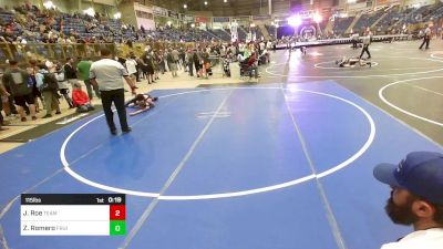 115 lbs Consi Of 16 #1 - Joe Roe, Team Grand Valley Elite vs Zach Romero, Fruita Middle School