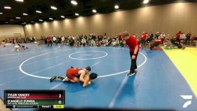 114 lbs Semifinal - Tyler Yancey, Spartan Mat Club vs D`Angelo Zuniga, NXT Level Wrestling Academy