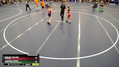 Quarterfinal - Adriana Kunz, Summit Wrestling Academy vs Shelby Helmin, Minnesota